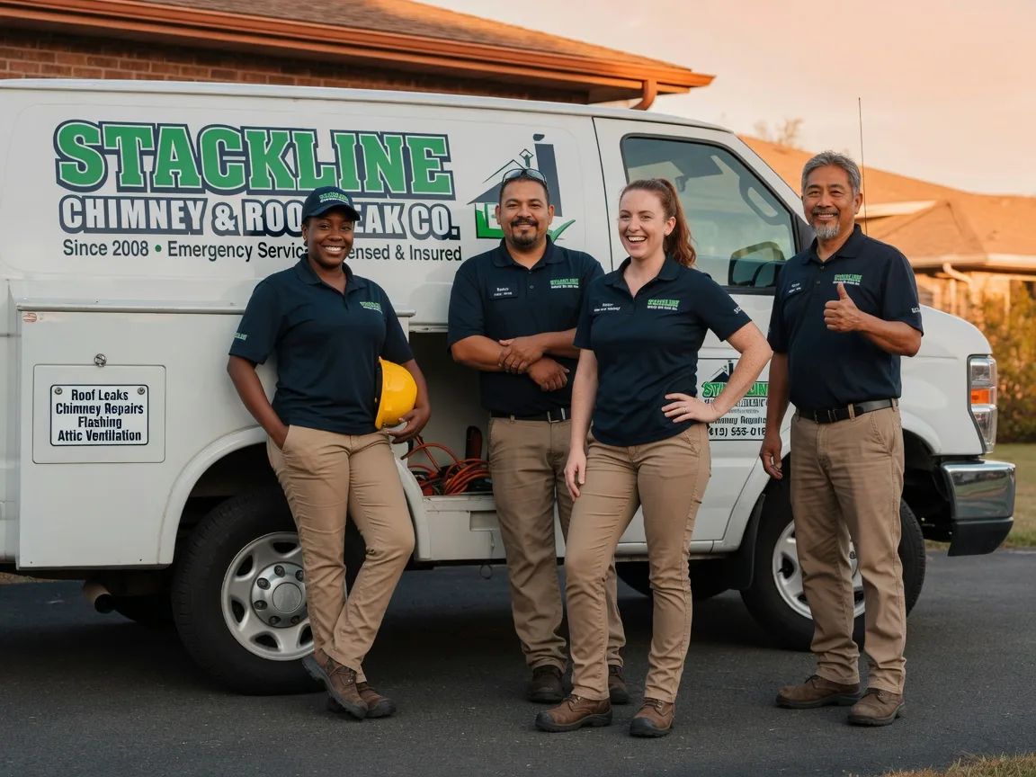 Chimney flashing repair company in Buckner, IL